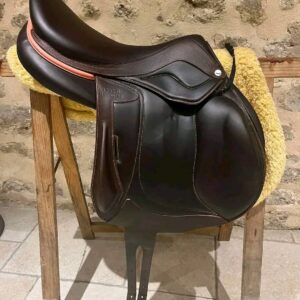 selle devoucoux chiberta lab 17,5 – havane