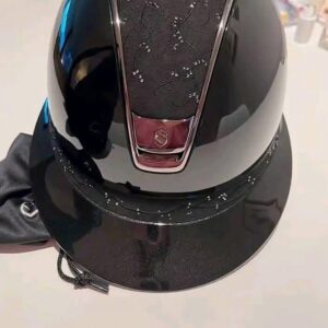 casque d'équitation samshield miss shield shadowglossy 2.0 taille m. incrustèrent.